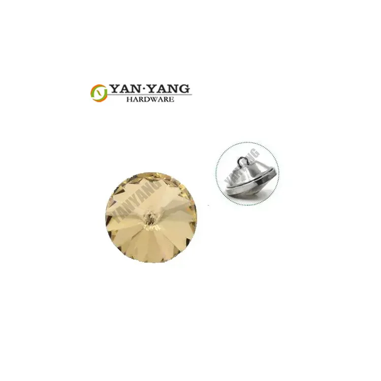 YANYANG Modern 20# Button Top Quality Upholstery Glass Buttons For Sofa