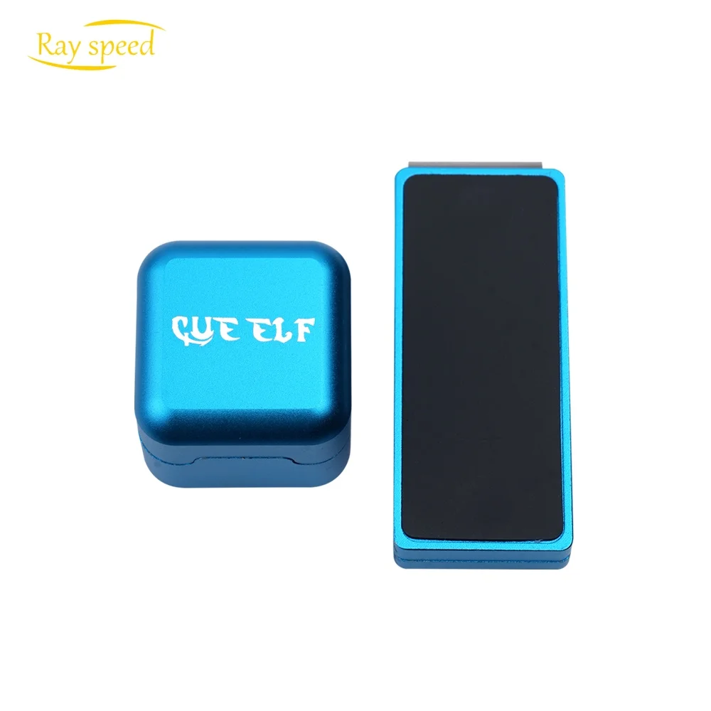 Rayspeed Hot Sale Billiard Pool Chalk Holder Round With Magnetic Clip Snooker Blue Chalk Holder Magnetic Billiard Chalk holder