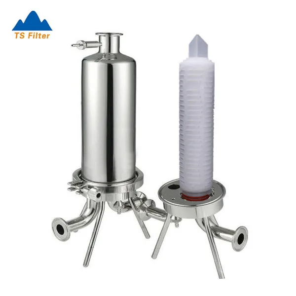 
SS Wine Filter Housing Quick Tri Clamp Connection for Wine Sanitary Filtration Before Bottling 