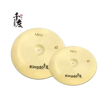 2024 Kingdo wholesale high quality handmade B20 16' Ming China cymbal cymbals set professional drum set musical instruments