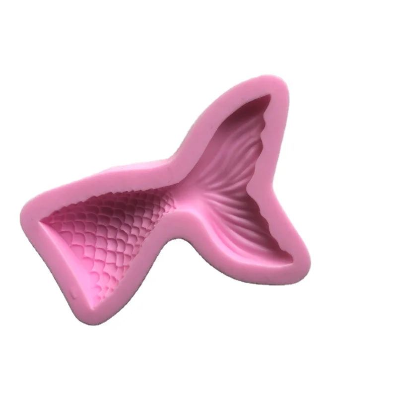Saffron 2 sizes Mermaid silicone fondant molds for cake chocolate silicon resin molds for clear epoxy resin mermaids
