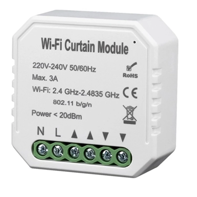 Smart Life App Wireless Remote Control Electric Motorized Roller Blinds Shutter Motor Tuya wifi curtain switch module