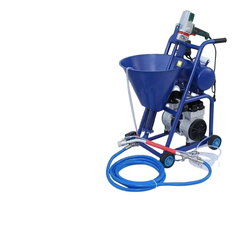 Electric Fire Retardant Paint Spraying Machine Wall Putty Cement Gypsum Plastering Machine with 220V Voltage New Condition