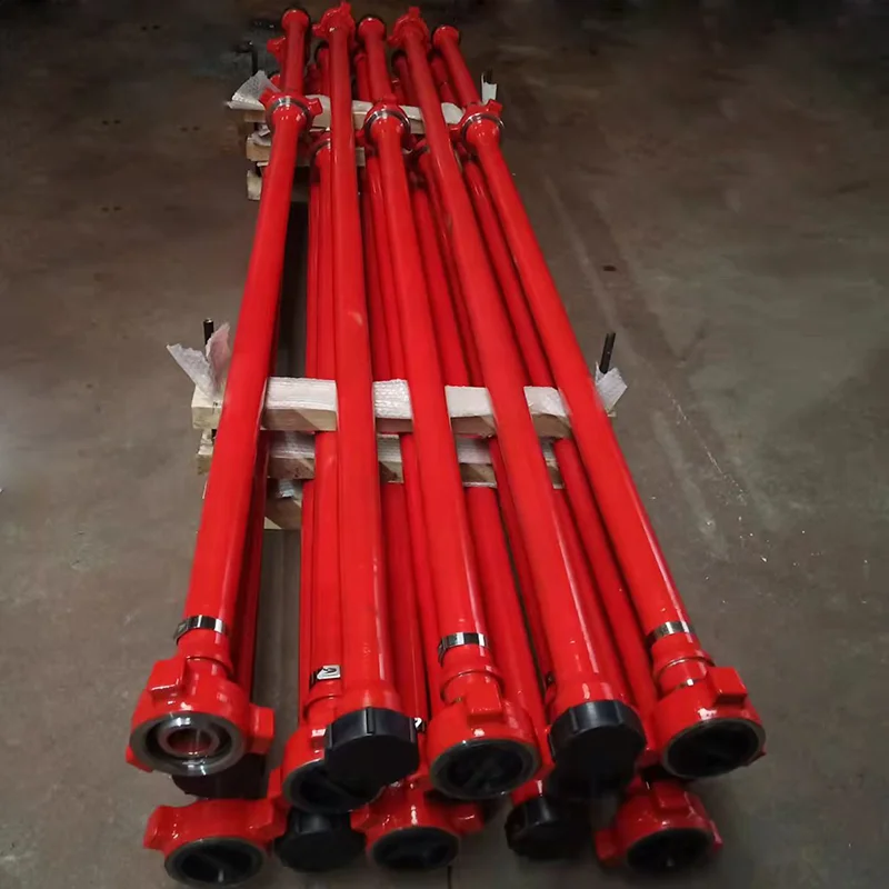 Petroleum ma-chinery parts 10,000 psi CWP Cementing integral Pup joints with FIG1502 hammer union high pressure straight pipe