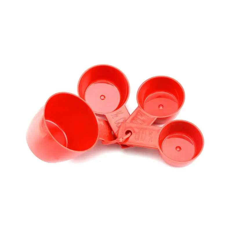 Lixsun 4PCS Plastic 300ML and 200ML Measuring Cup Set for Baking Tools