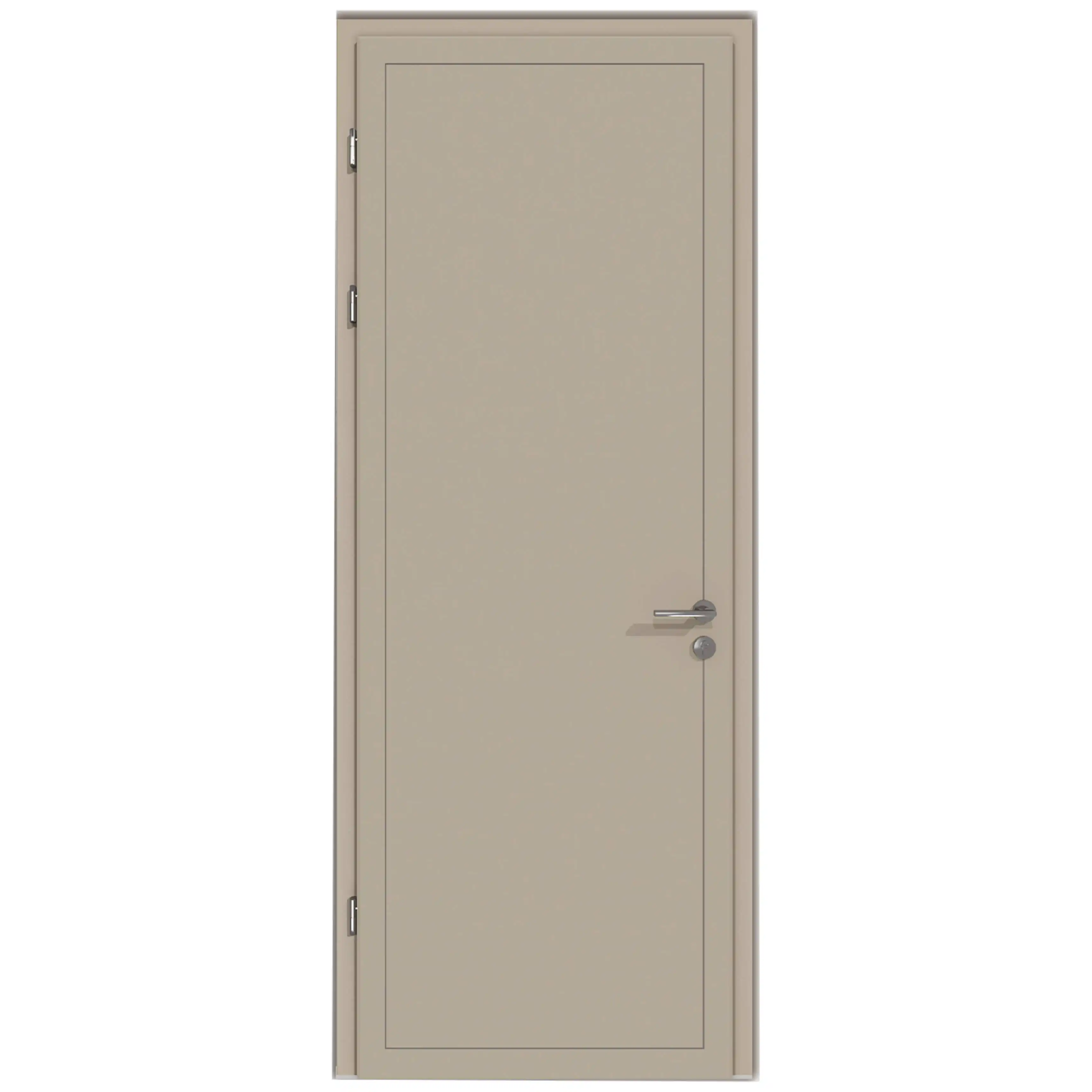 New Design wholesale Wood Plastic Composite Wpc Pvc Composite Solid Wood T-polymer Door