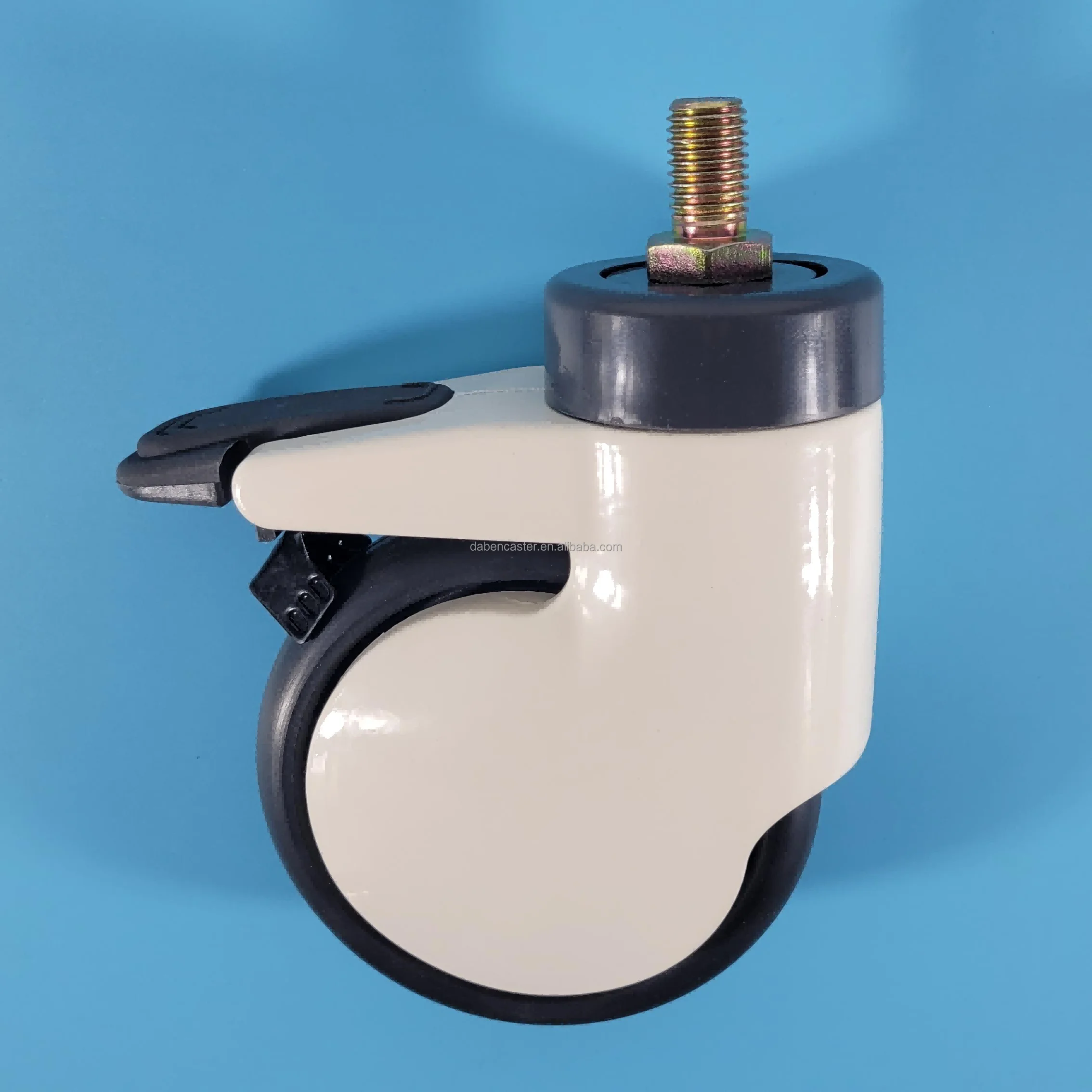 5 Inch hospital bed wheels 125 mm Aluminum Medical bed Caster With Brake