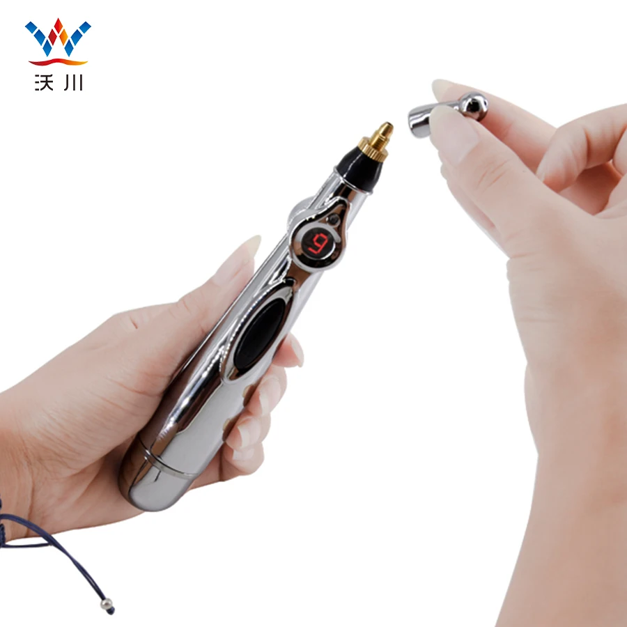 Wholesale Meridian Powerful Energy Pulse Massage Pen 3 in 1 Electronic Acupuncture Pen for Pain Relief