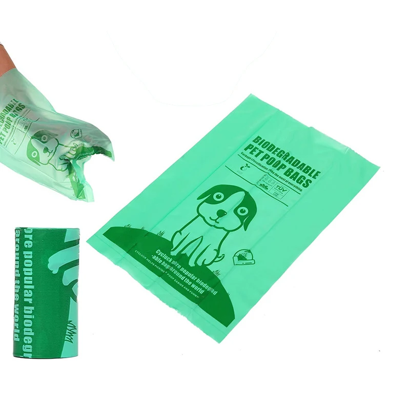 RDY High Quality Pet Poop Biodegrade Bag Custom Logo Dog Excrement Large Dogs Garbage Bags Plastic