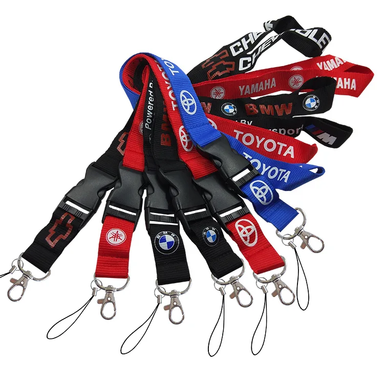 
Custom sublimation polyester neck lanyard with plastic holder, ID card holder custom lanyards 