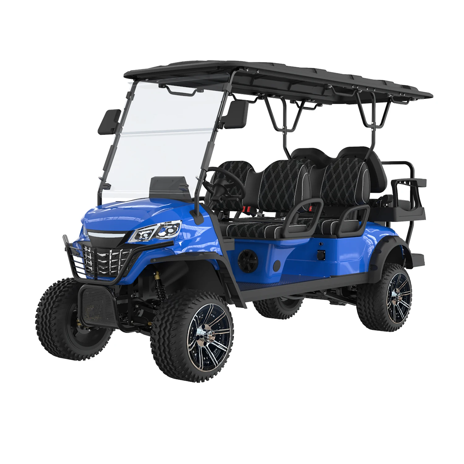 Street legal electric LSV golf cart,6 seater CE certificate Trojan Battery