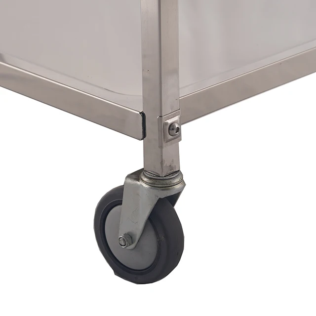 
Stainless Steel Restaurant Food And Beverage Food Service Equipment Serving Hand Trolley 