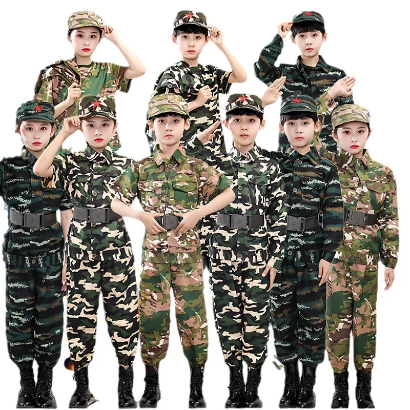 Hot Sale New Halloween Dress Up Police Pretend Play Set Kids Aemy Costume For Boys And Girls