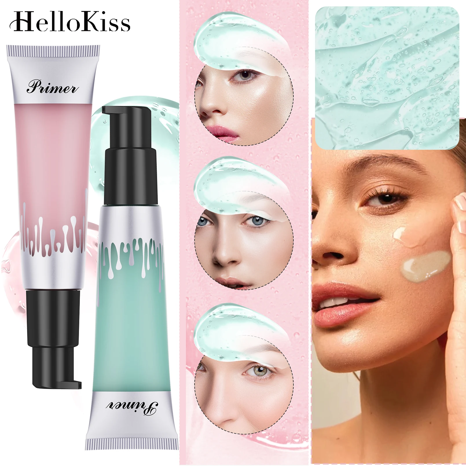Cosmetics Illuminating Face Primer Hydrating Lightweight Long Lasting Natural Face Base Primer Makeup