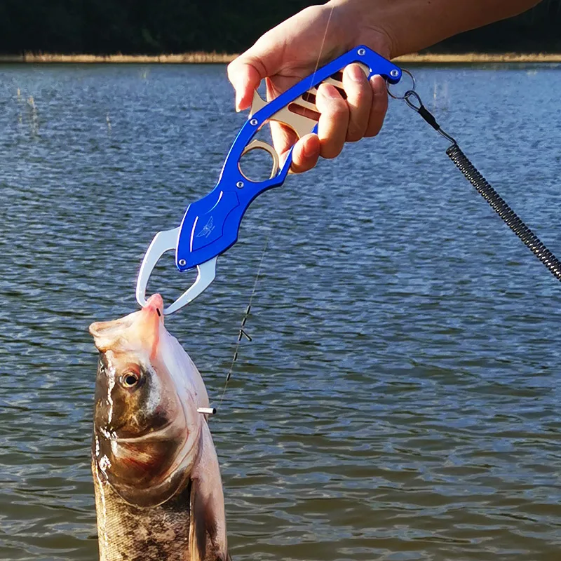Fishing Tool Fish Grip Holder Aluminum Alloy Fish Lip Grabber Fishing Gripper