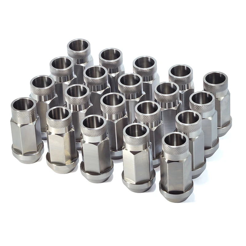 M14 Titanium Hot Selling Open Ended Lug Nuts Anti Theft Opening Titanium Wheel Nut For Auto Parts