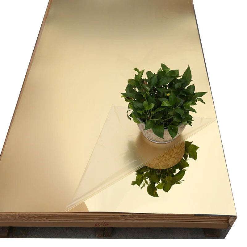 Acrylic Sheets 120x240 Acrylic Two Way Mirror Sheet Silver Acrylic Sheet Brush Gold And Black