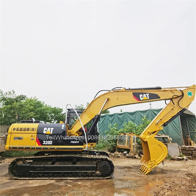 Used Heavy Duty Excavator CAT 320 320D Construction Machinery Large Used Caterpillar Excavator