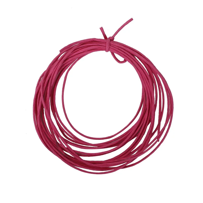 200m Raffia Kraft String Gift/Flower Decoration Paper Rope Twine Durable Paper Twist Tie Rope