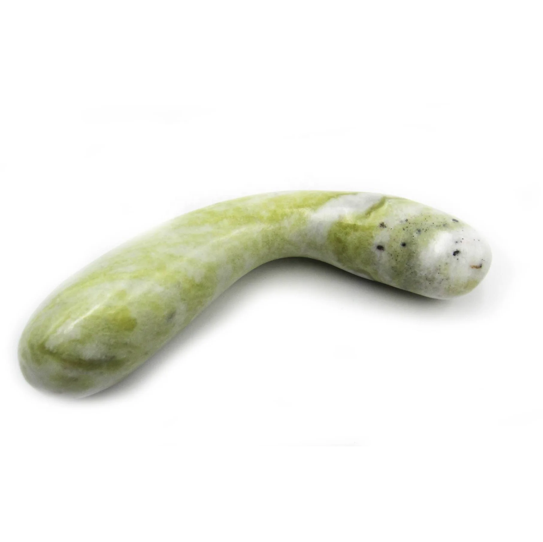 Factory wholesale 100% natural Eco-friendly 25 x 4 cm  Lantian Jade Wand