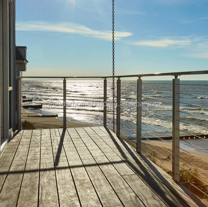 Cable balustrade kits price stainless steel wire rope railing