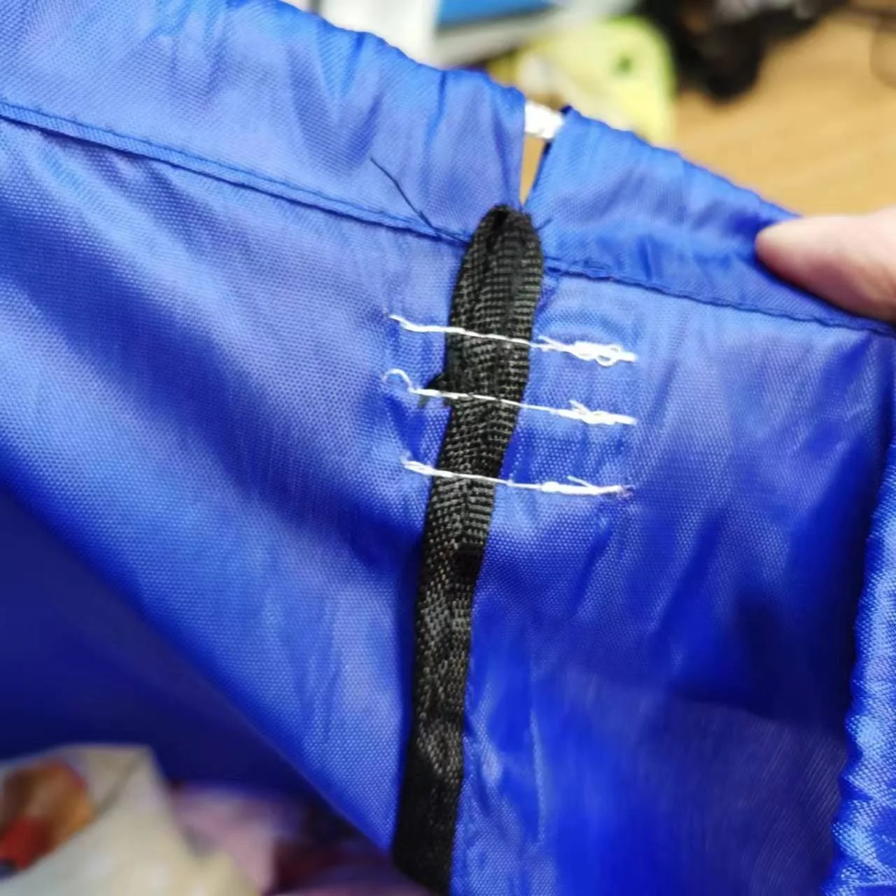 Polyester Drawstring Bag High Quality Reusable Recycle Customized Printed Logo  Shoulder Strap Heavy Duty Laundry bag