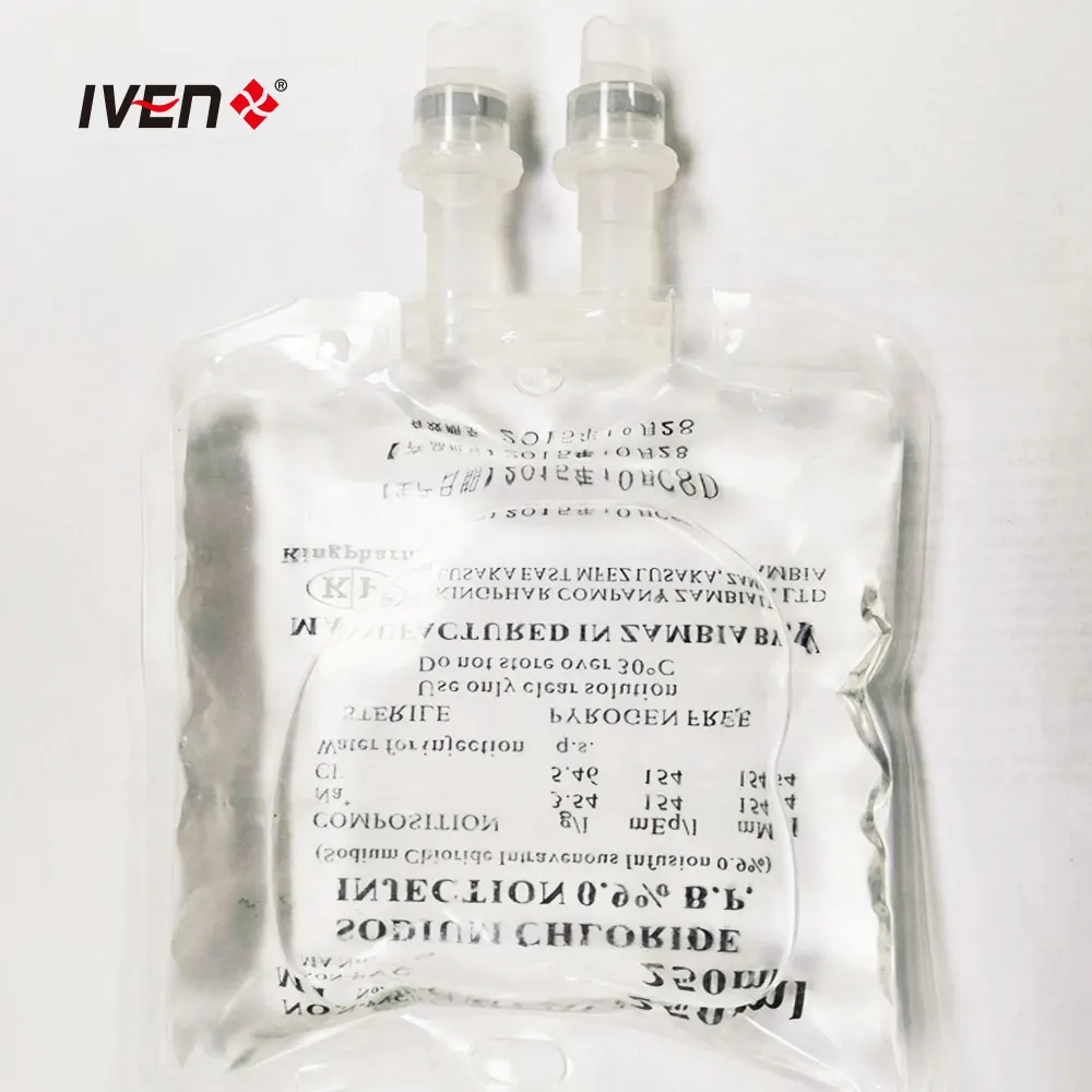 Twice Ports Preheating NON-PVC Soft Bag IV Infusion Solution Production Line
