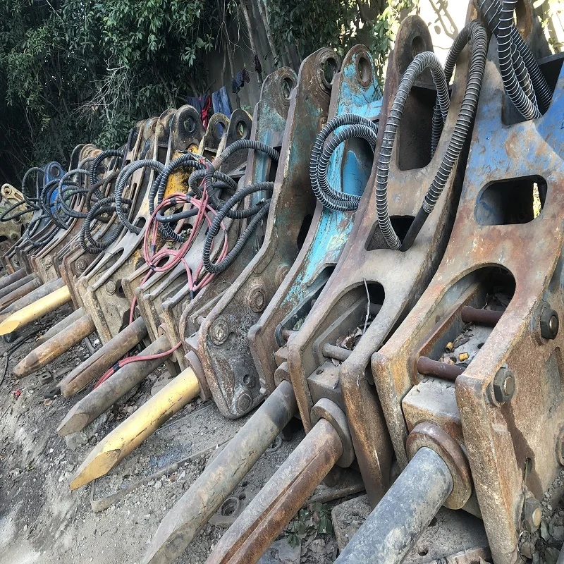 used excavator parts Hydraulic Breaking Hammer second hand  High Quality  low price used hammer for excavator parts