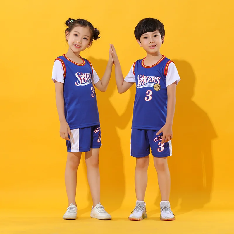 Kids Child Boys Girls Sports Clothing Men Kids Basketball Jersey Uniforms Breathable Youth Training Basketball Jerseys