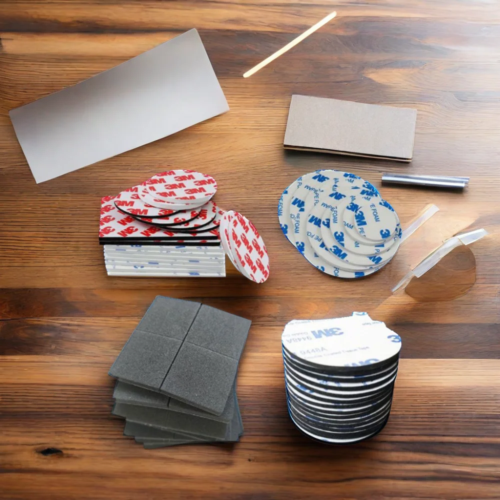 The Die Cut 3 mm Thickness Custom Clear Acrylic Foam Double Sided Adhesive Tape Circles For Strong Stick