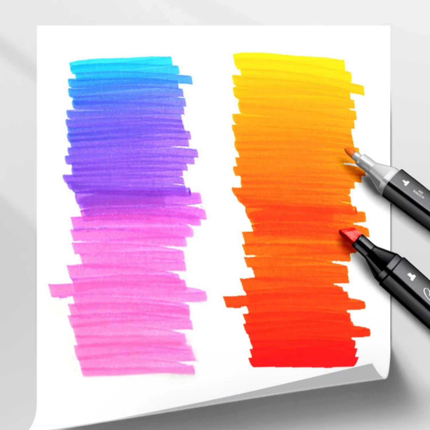 Dual Tip Art Markers OEM 24/30/36/60/80/168/262 Color Sketch Manga Drawing Markers Brush Pen Set