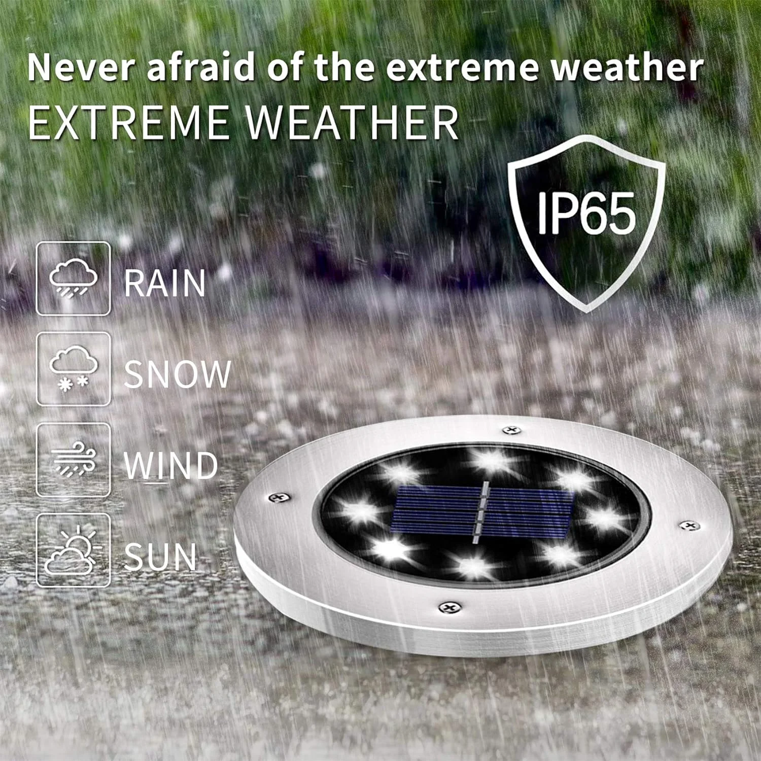 2024 hot selling product Solar Power Marker LED Outdoor Road Driveway Pathway Dock Path Ground Step Light