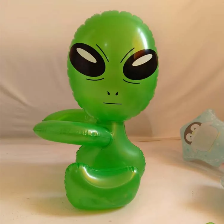 Wholesale and Custom PVC Giant Inflatable Alien Toy 90cm and 170cm Giant Inflatable Alien Inflate Toy