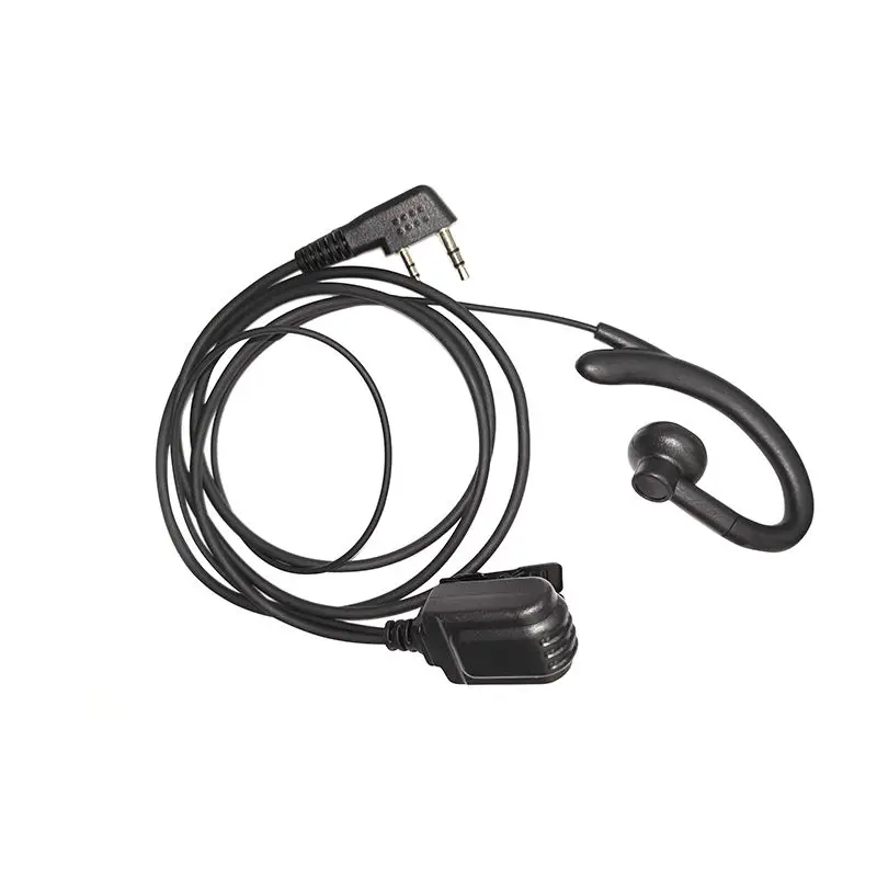custom Factory stock walkie-talkie headset with microphone two-way radio Plug-in headset wholesale walkie-talkie headset