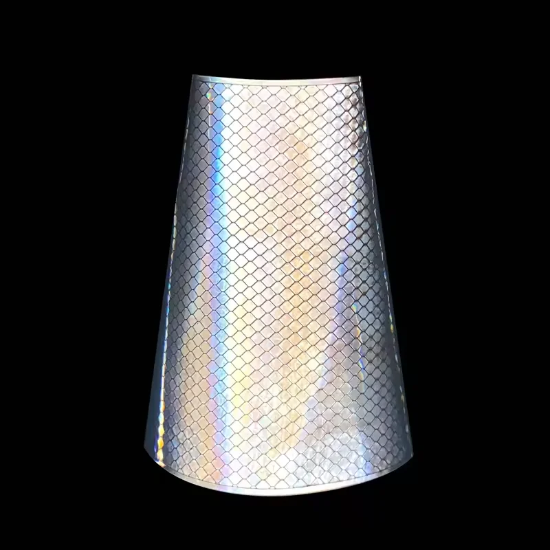 High Quality Custom Logo 90 cm Cone Sleeve PVC Reflective Traffic  Sticker for Traffic Cone