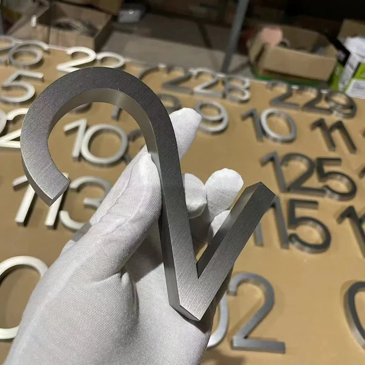 Металлическая подсветка для квартиры под заказ 3D дома цифры буквы знак светодиодная дверь отеля