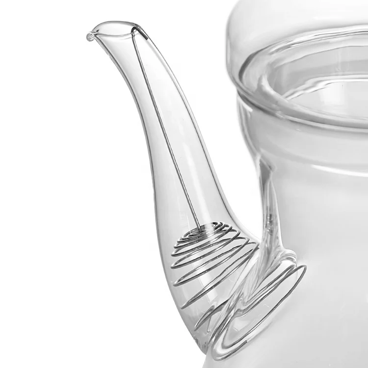 Moroccan Turkish Matcha Coffee Tea Pot Cup Maker Set Heat Resistant Borosilicate Glass French Teapot Moroccan Tea Glasses Pot