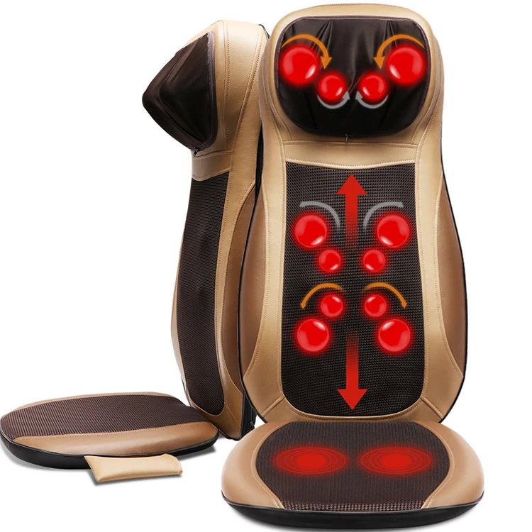 Shiatsu Vibration Butt Massage Cushion For 240v Pad Electric Chair Massage Seat Cushion