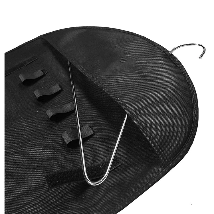 2023 Jewelry Hanging Non-Woven Organizer Holder 32 Pockets 18 Hook and Loops