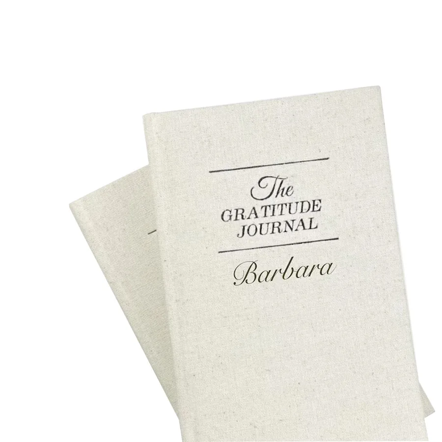 Best selling custom printing Linen Agenda Monthly Weekly Planner Notebook Gratitude Journal