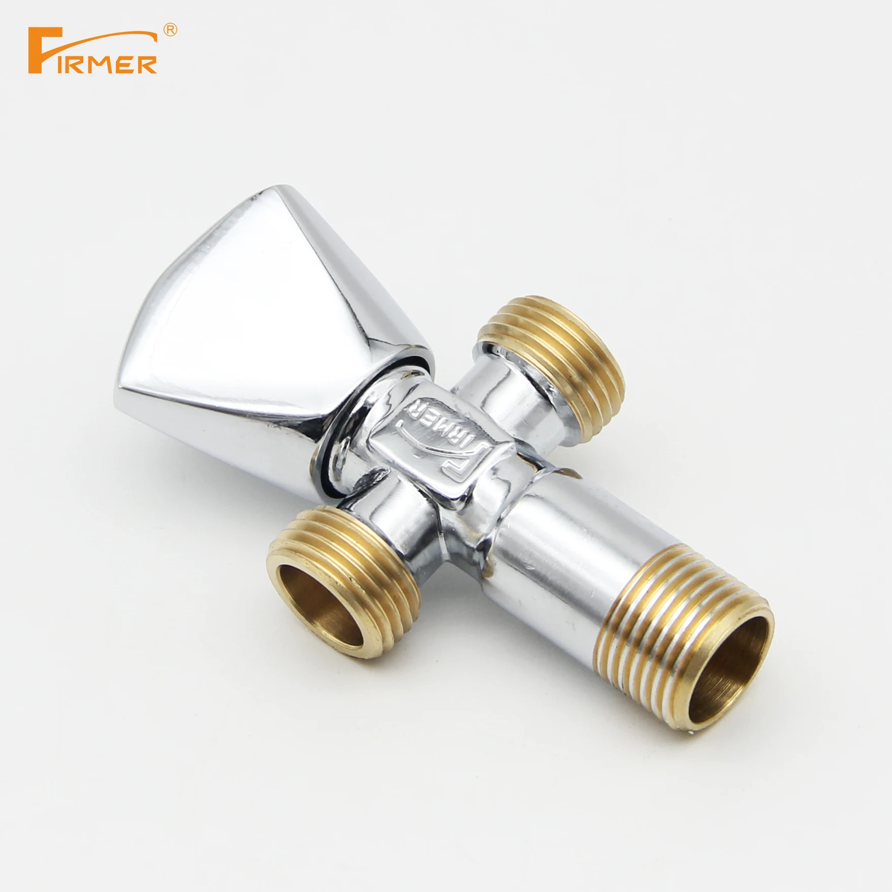 FIRMER Hot sell bathroom  kitchen  high quality three way  1/2in angle valve