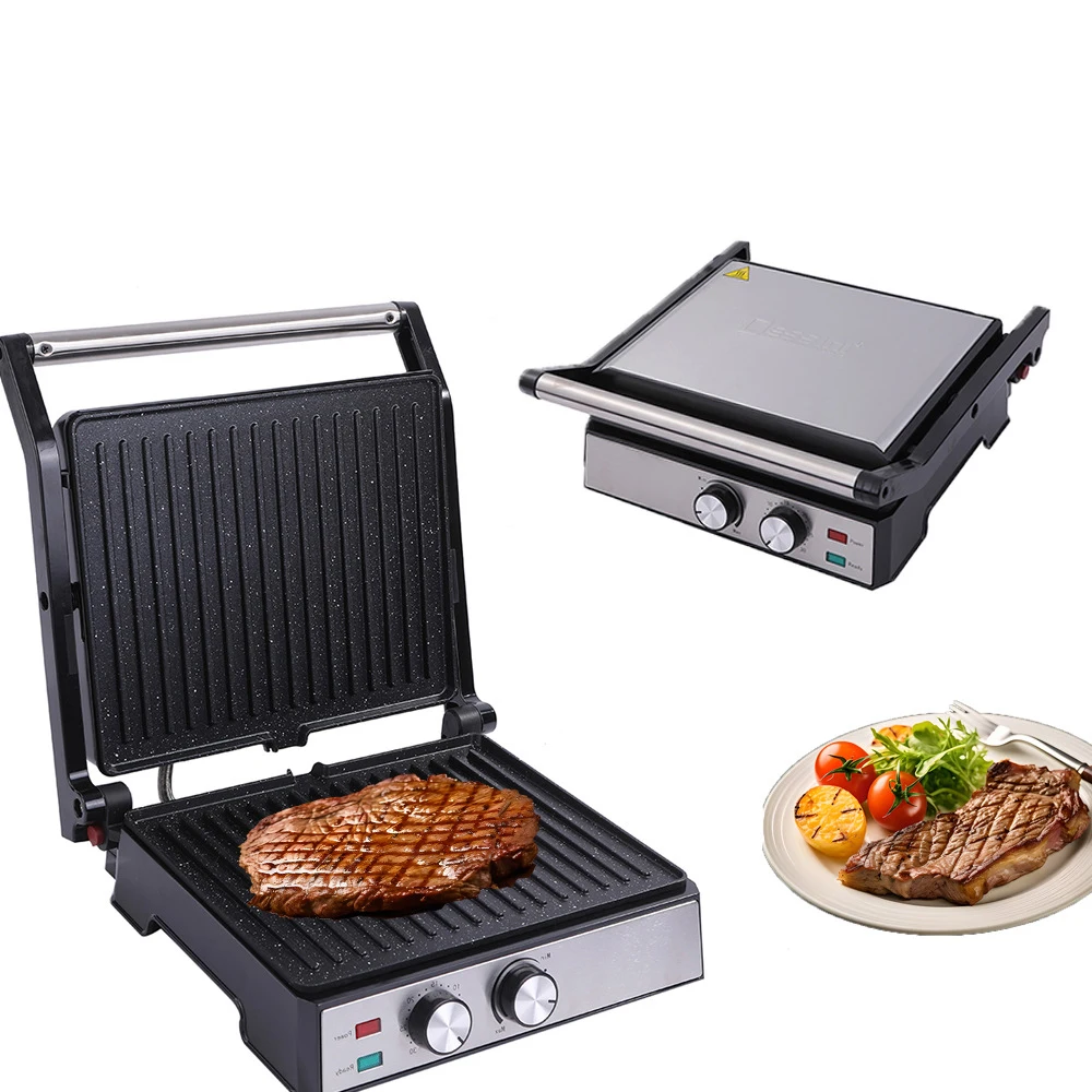 Heated Electric Pie Pan Toaster Oven Detachable Non-Stick   Grill Steak Sandwich Waffle  Household Use