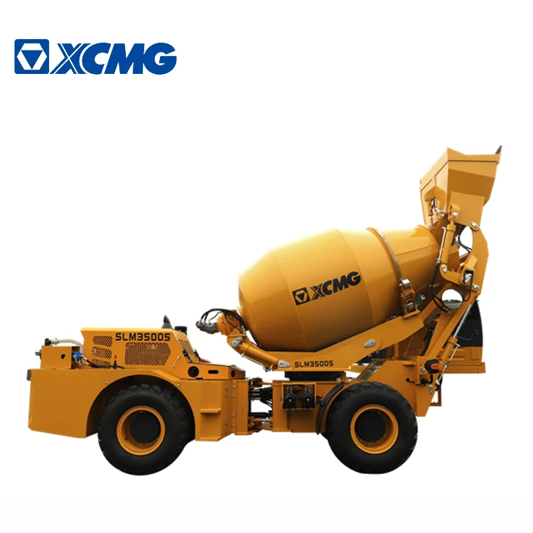 XCMG Official SLM3500S Best Quality Automatic 3.5 Cubic Meters Transit Concrete Mixer with Self-Loading