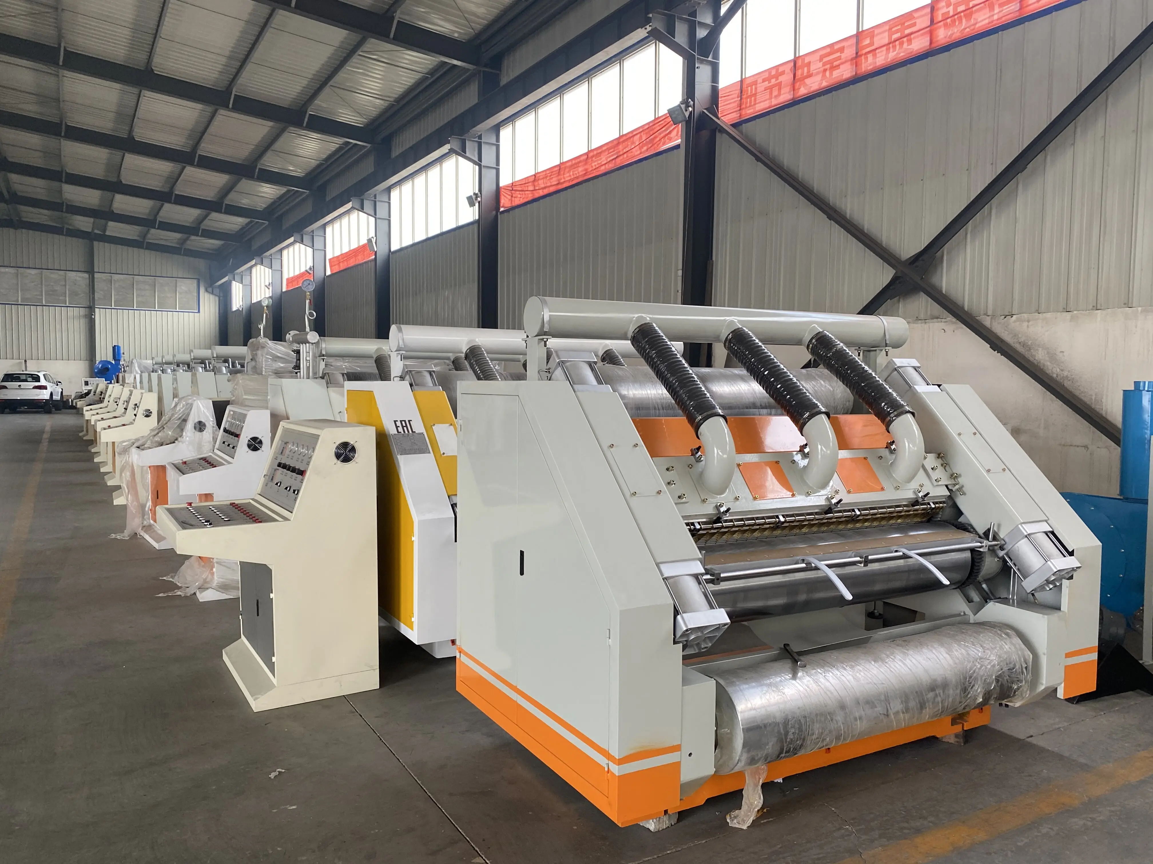 SF-280 Fingerless type corrugated carton making machine /electric heating single facer