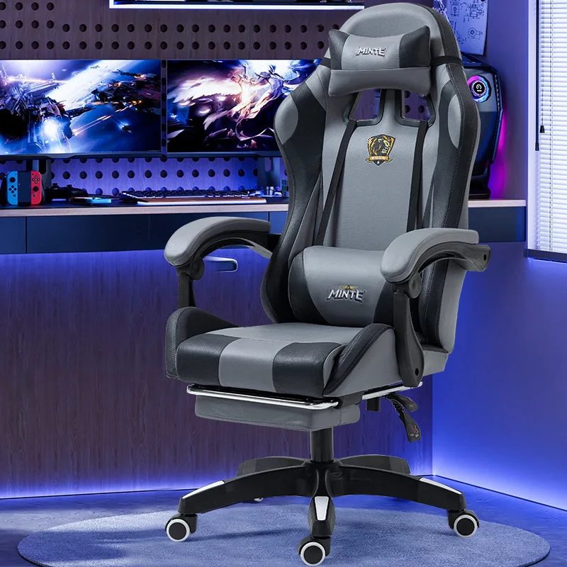 Customized Logo High Back Sillas Gamer Computer Racing Chair Adjustable Ergonomic Gaming Chair With Footrest