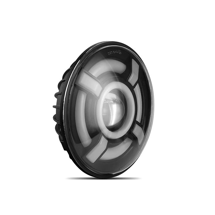 Customized Projector Headlight Angel Eyes Car Head Led Light Angel Eyes Headlight