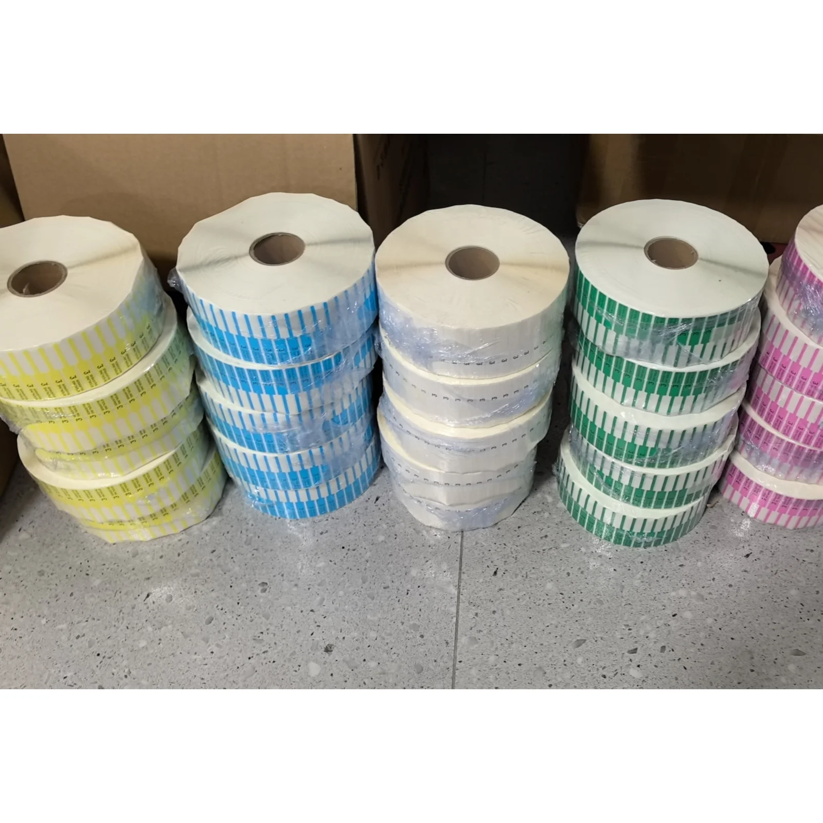 Customized Small Size Security RFID Jewelry Labels Sticker Price Tags for Jewellery Store 2000PCS/Roll Printable Jewellery Label