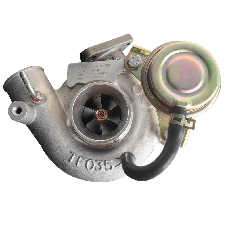 Turboo TF035 49135-03110 ME202578 ME202012 Water-Cooled Turbocharger Kit Parts for Mitsubishi Pajero II Delica Challenger 4M40