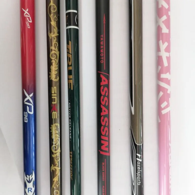 Factory manufacture OEM colored and OEM design black plating Golf graphite shaft