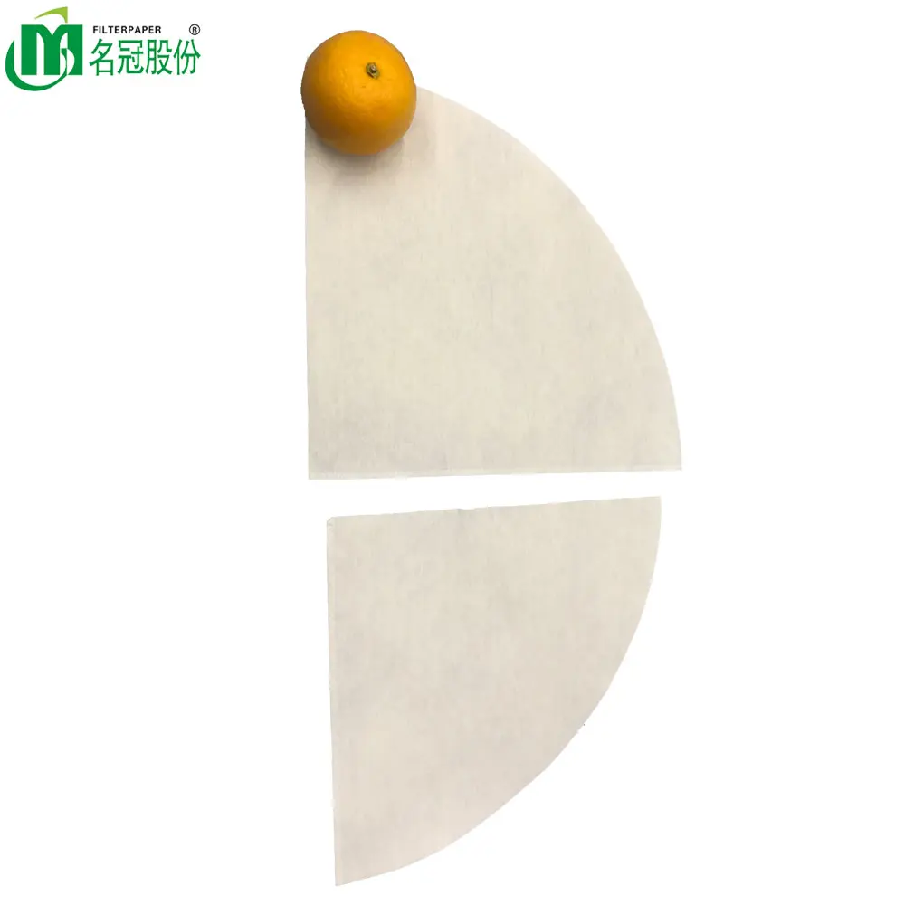 Mingguan nonwoven cooking oil filter paper envelope filter paper with hole one side